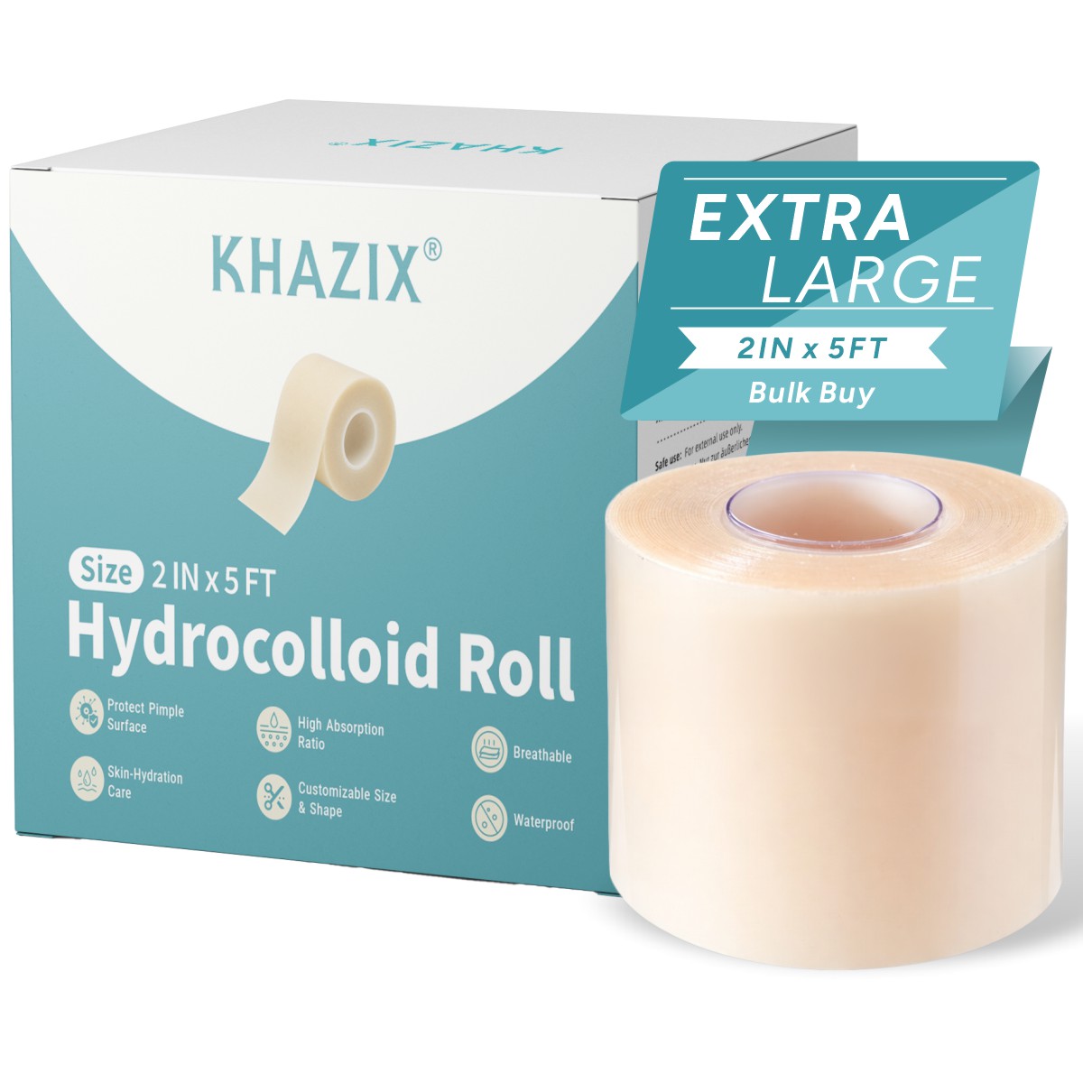 Skincare You - KHAZIX Rotolo di Medicazione Idrocolloidale 5