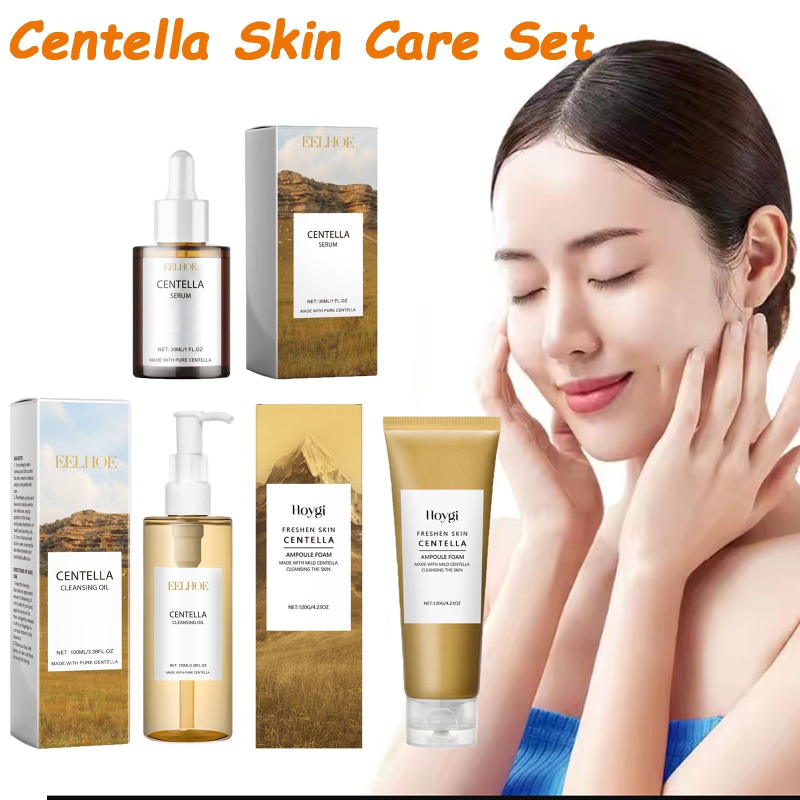 Centella Set per la cura della - Skincare Bioaqua recensione e prezzo